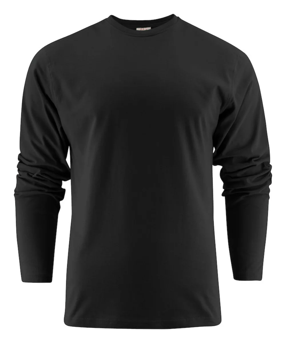 Printer Active Wear Heavy Long Sleeve T-Shirt