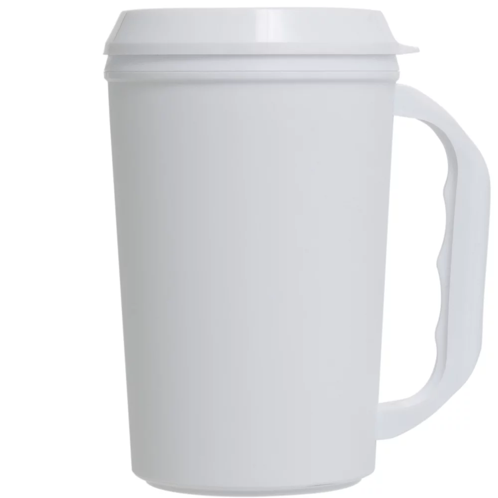 Mug de voyage isolé de 22 oz avec couvercle à boire.