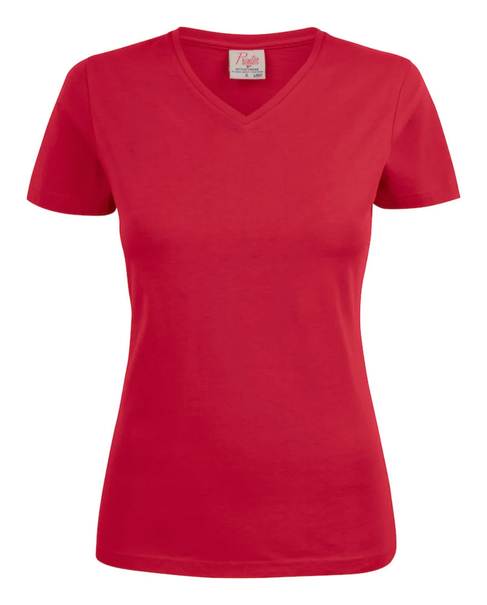 T-shirt col en V pour femme Printer Active Wear Heavy