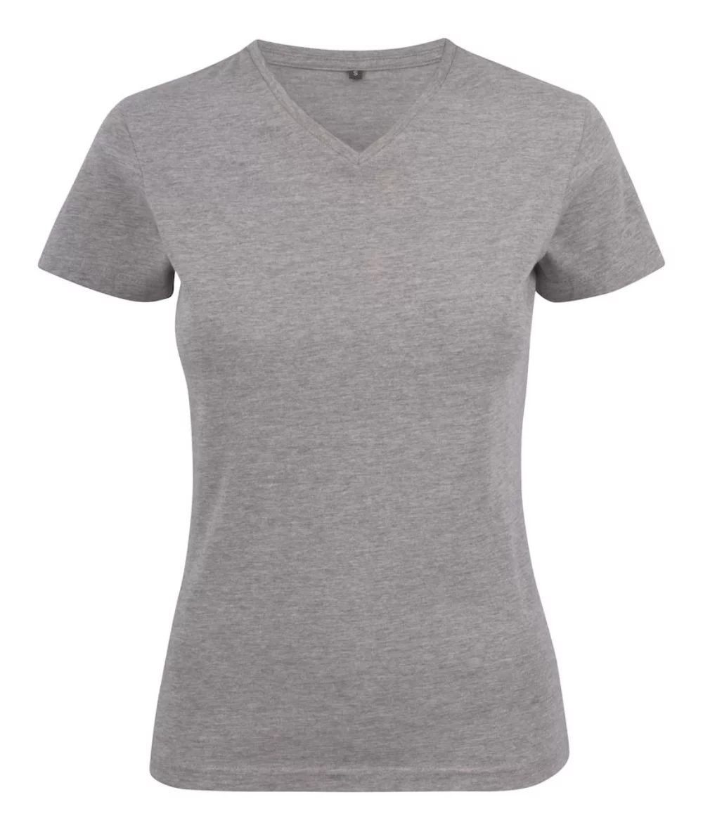 T-shirt col en V pour femme Printer Active Wear Heavy