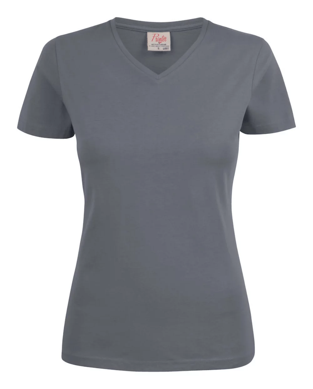 T-shirt col en V pour femme Printer Active Wear Heavy
