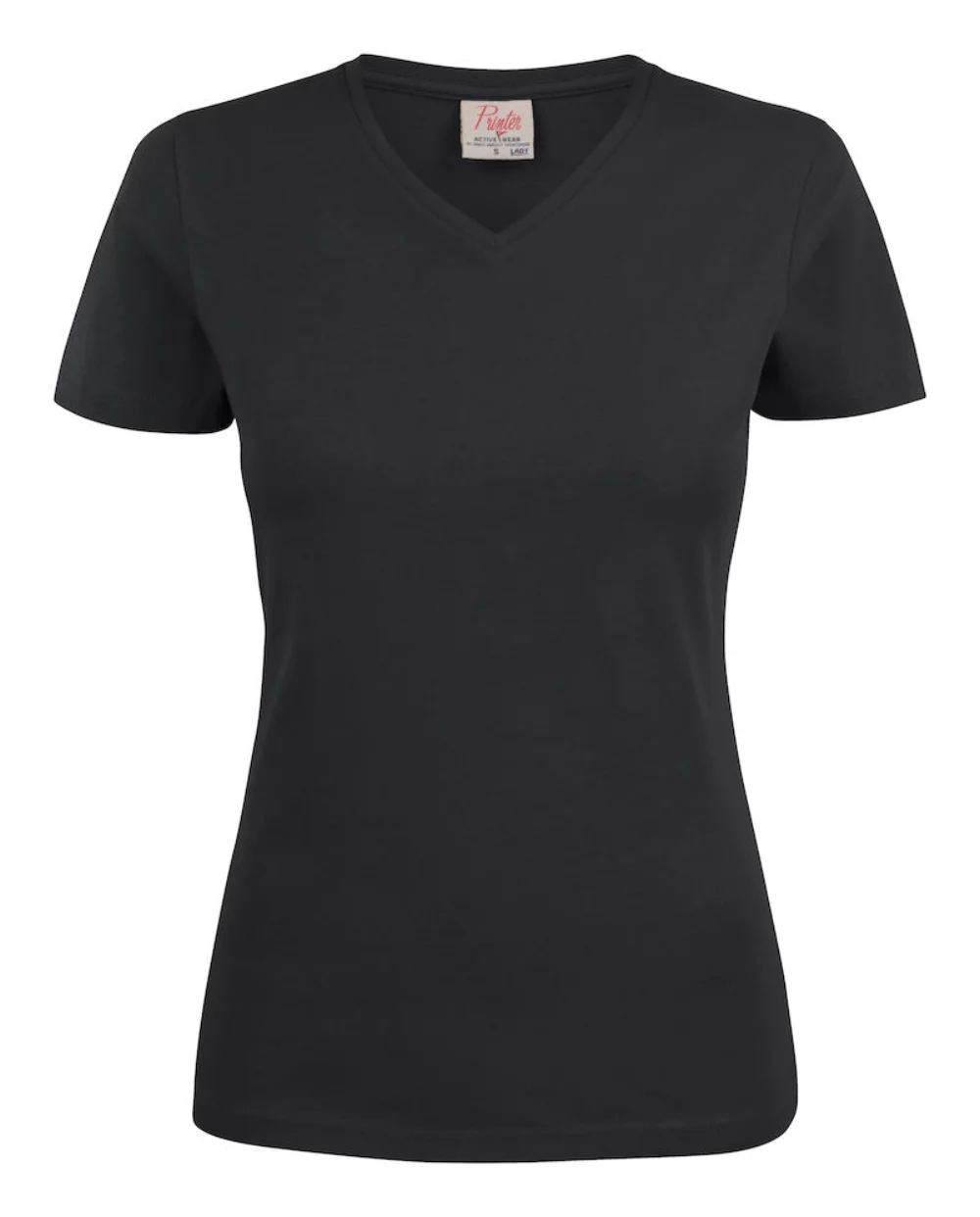 T-shirt col en V pour femme Printer Active Wear Heavy