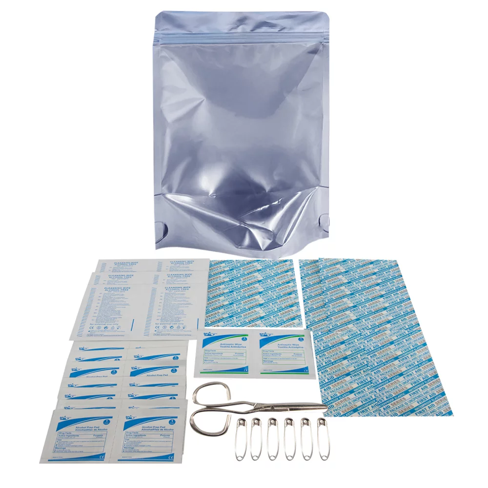 Trousse de premiers soins en pochette scellée (51 pièces)
