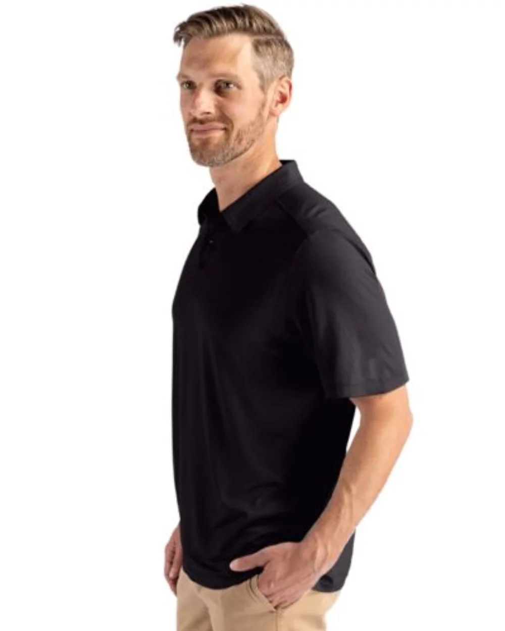 Polo Cutter & Buck Coastline Epic Comfort Eco Recycled pour hommes