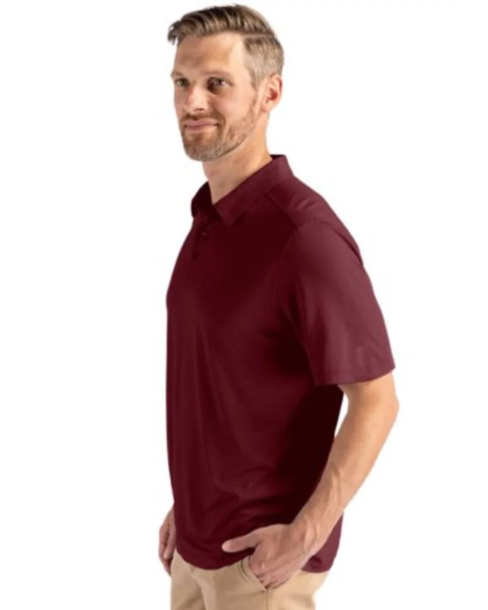 Polo Cutter & Buck Coastline Epic Comfort Eco Recycled pour hommes