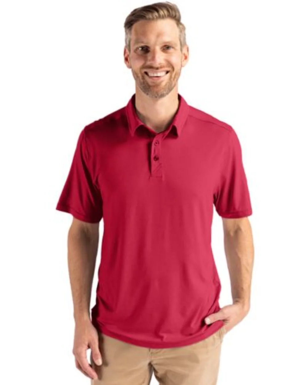 Polo Cutter & Buck Coastline Epic Comfort Eco Recycled pour hommes