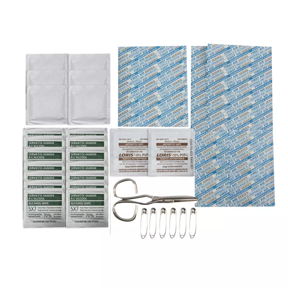 Trousse de premiers secours de 51 pièces