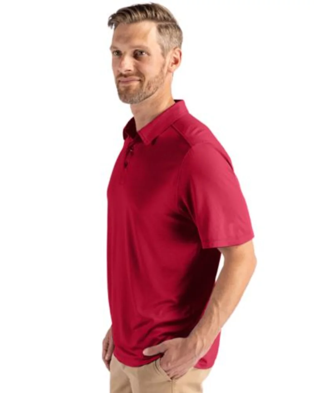 Polo Cutter & Buck Coastline Epic Comfort Eco Recycled pour hommes