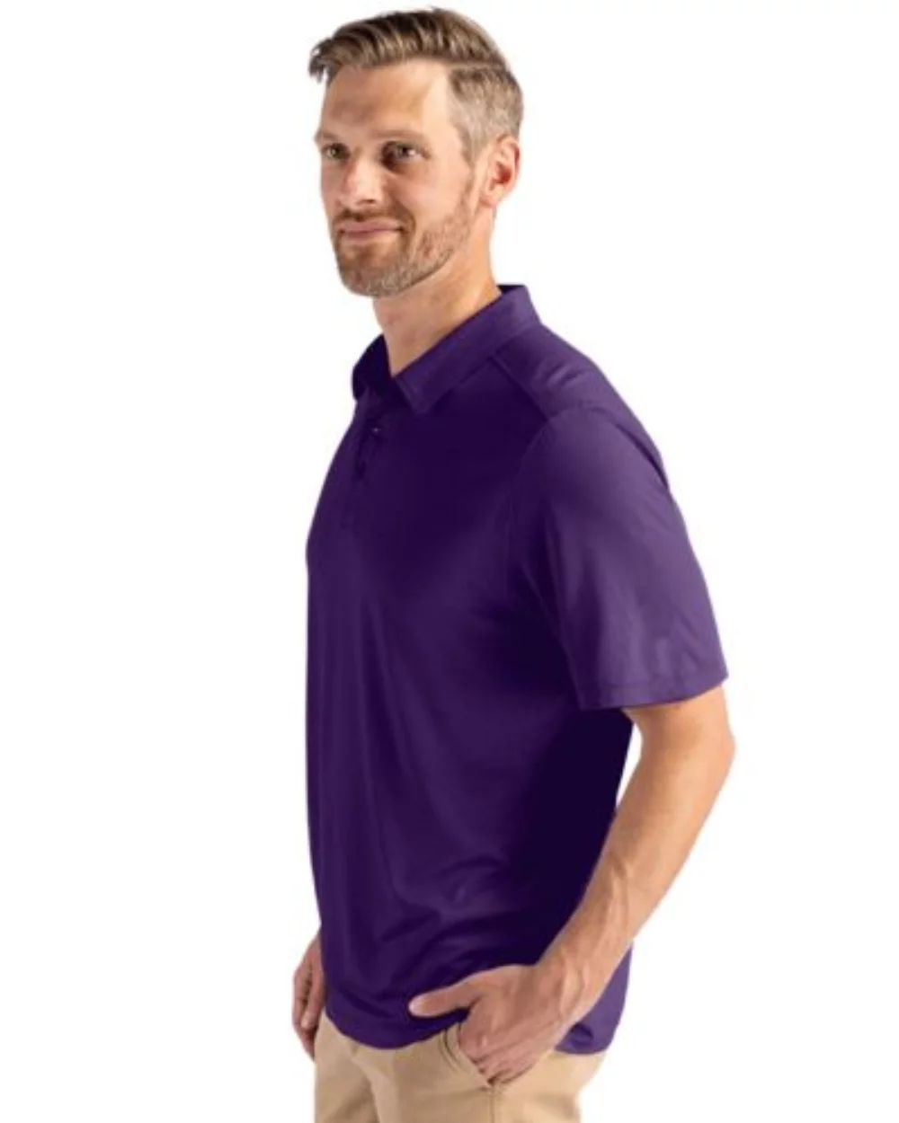 Polo Cutter & Buck Coastline Epic Comfort Eco Recycled pour hommes