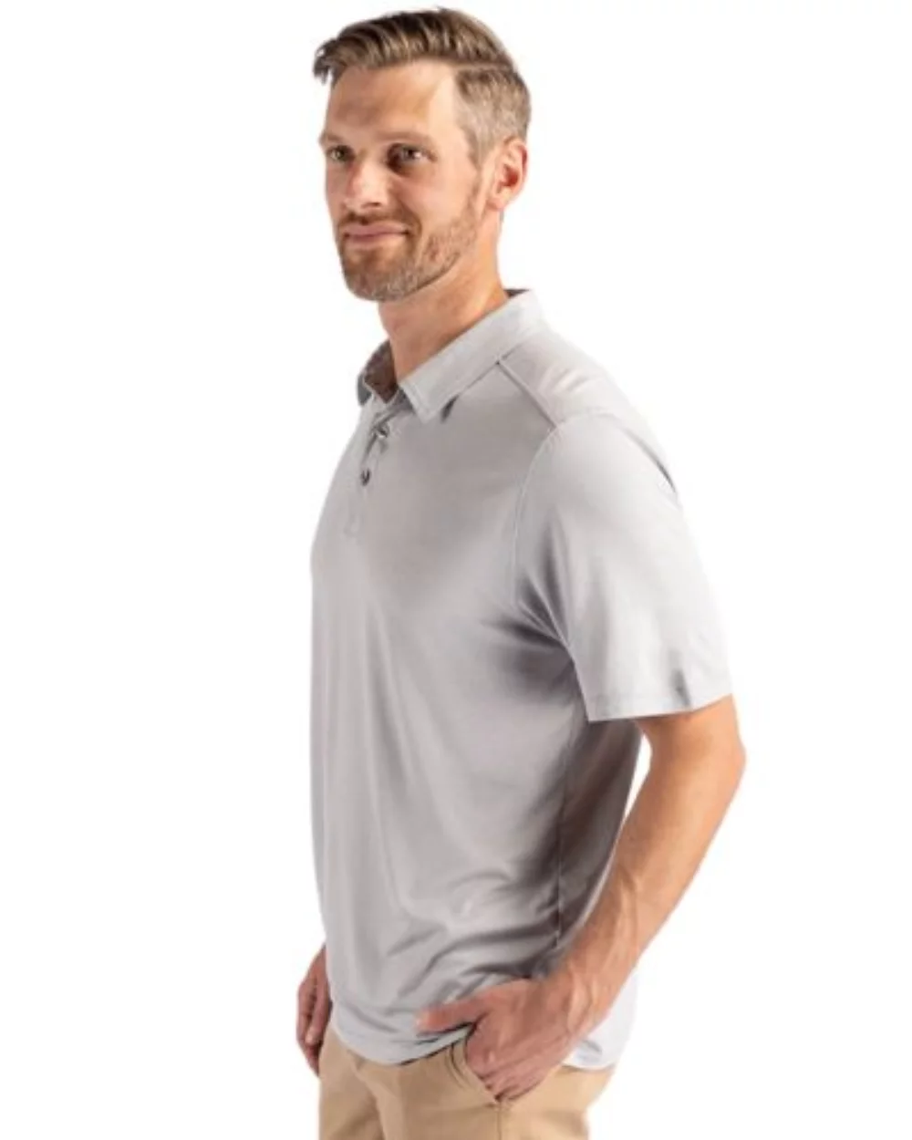 Polo Cutter & Buck Coastline Epic Comfort Eco Recycled pour hommes
