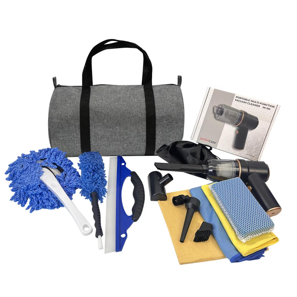Kit de nettoyage de voiture automobile avec aspirateur et détails