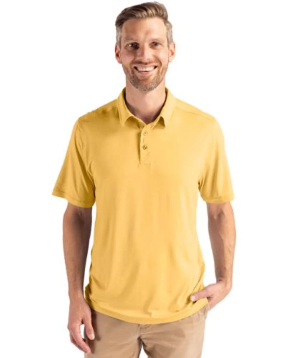 Polo Cutter & Buck Coastline Epic Comfort Eco Recycled pour hommes