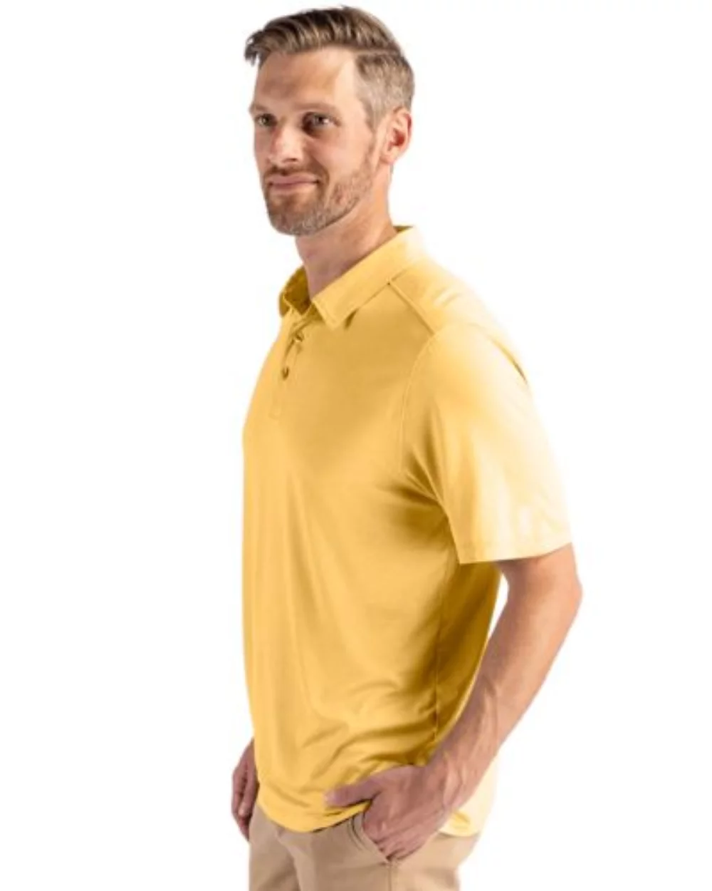 Polo Cutter & Buck Coastline Epic Comfort Eco Recycled pour hommes