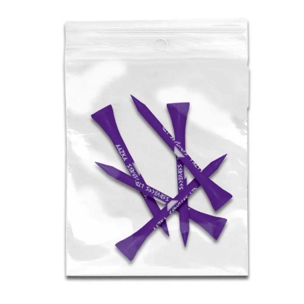 PACK DE TEE DE GOLF ZIPLOCK - 5 TEE DE 2 3/4"