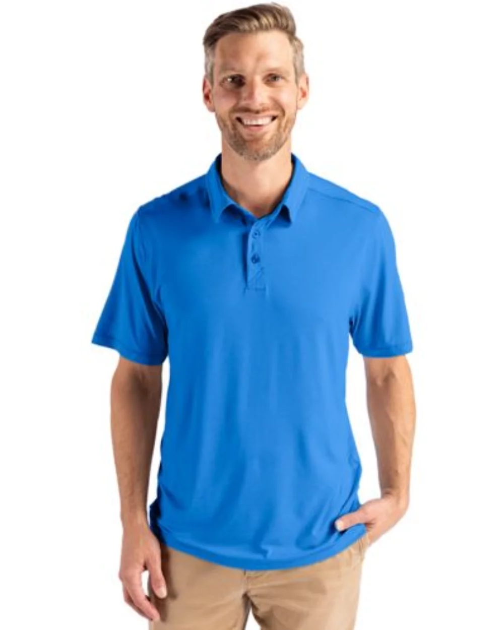 Polo Cutter & Buck Coastline Epic Comfort Eco Recycled pour hommes