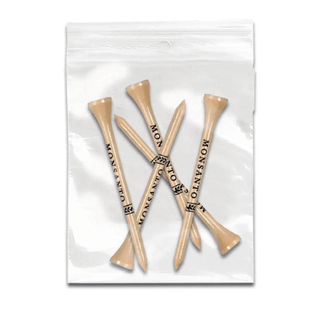 PACK DE TEE DE GOLF ZIPLOCK - 5 TEE DE 3 1/4"