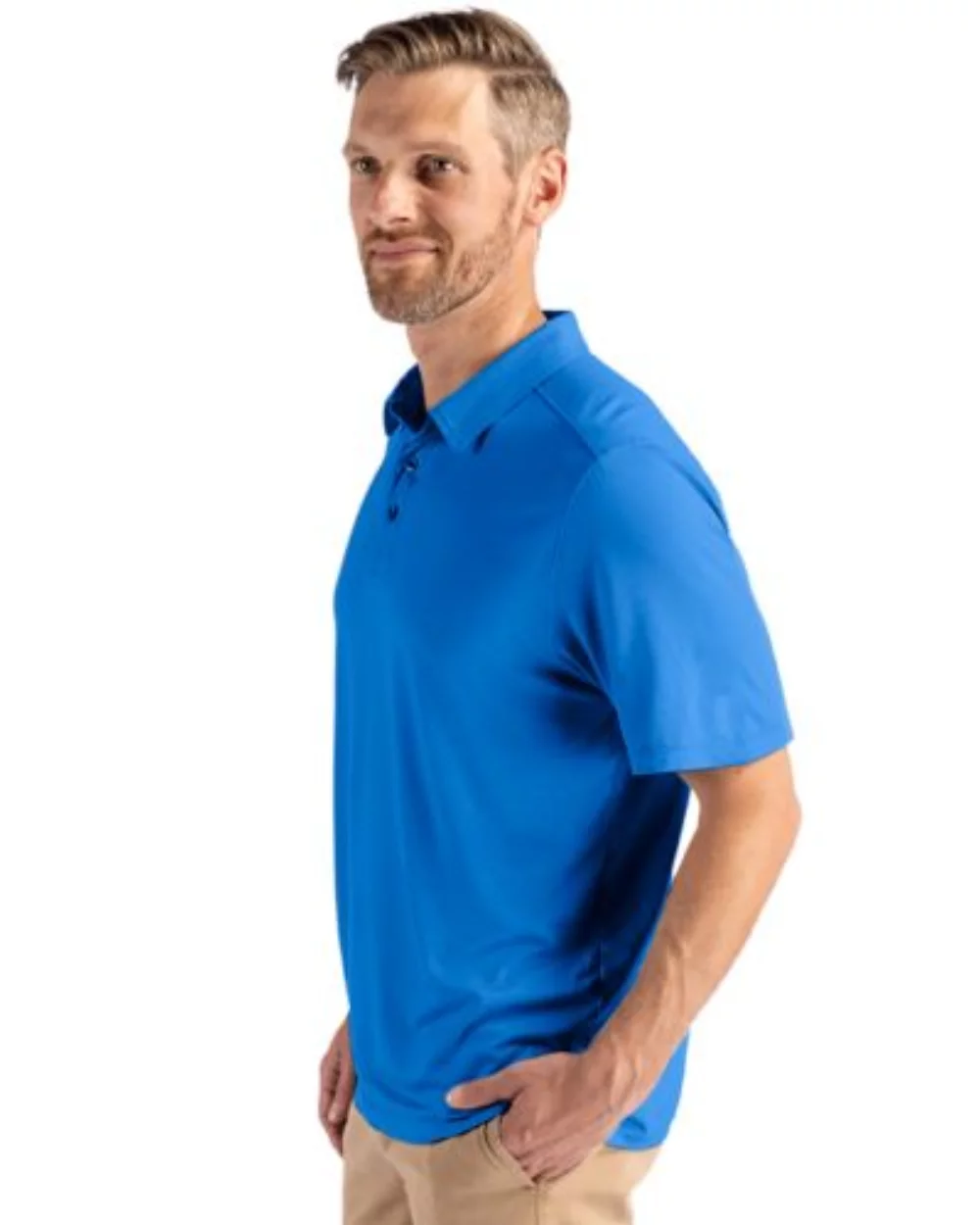 Polo Cutter & Buck Coastline Epic Comfort Eco Recycled pour hommes