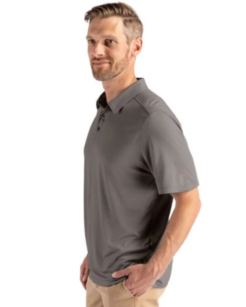 Polo Cutter & Buck Coastline Epic Comfort Eco Recycled pour hommes
