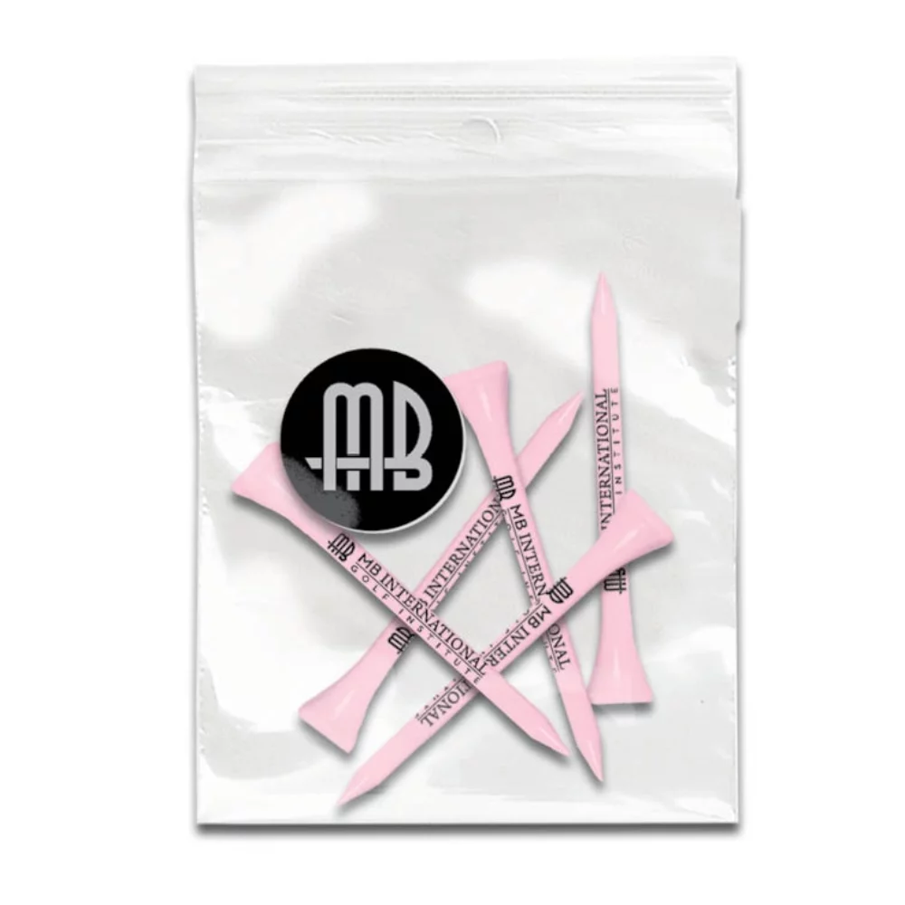 PACK DE TEE DE GOLF ZIPLOCK - 5 tees de 2 3/4"/1 marqueur de balle