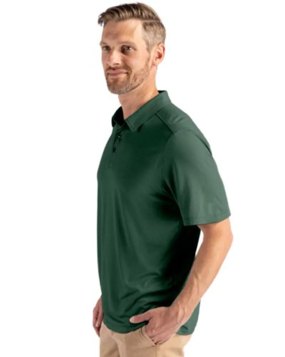 Polo Cutter & Buck Coastline Epic Comfort Eco Recycled pour hommes