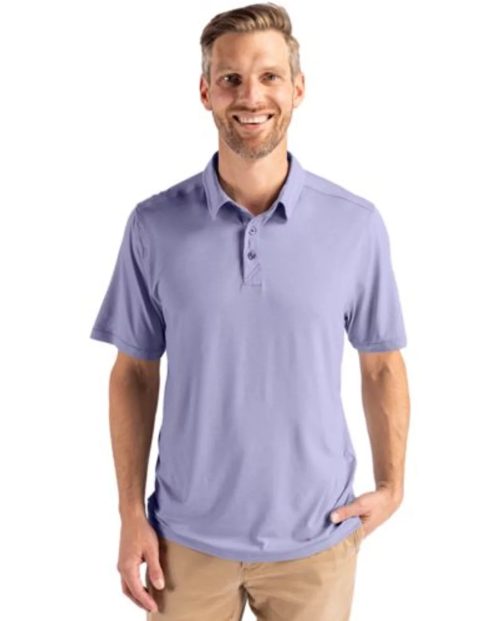 Polo Cutter & Buck Coastline Epic Comfort Eco Recycled pour hommes