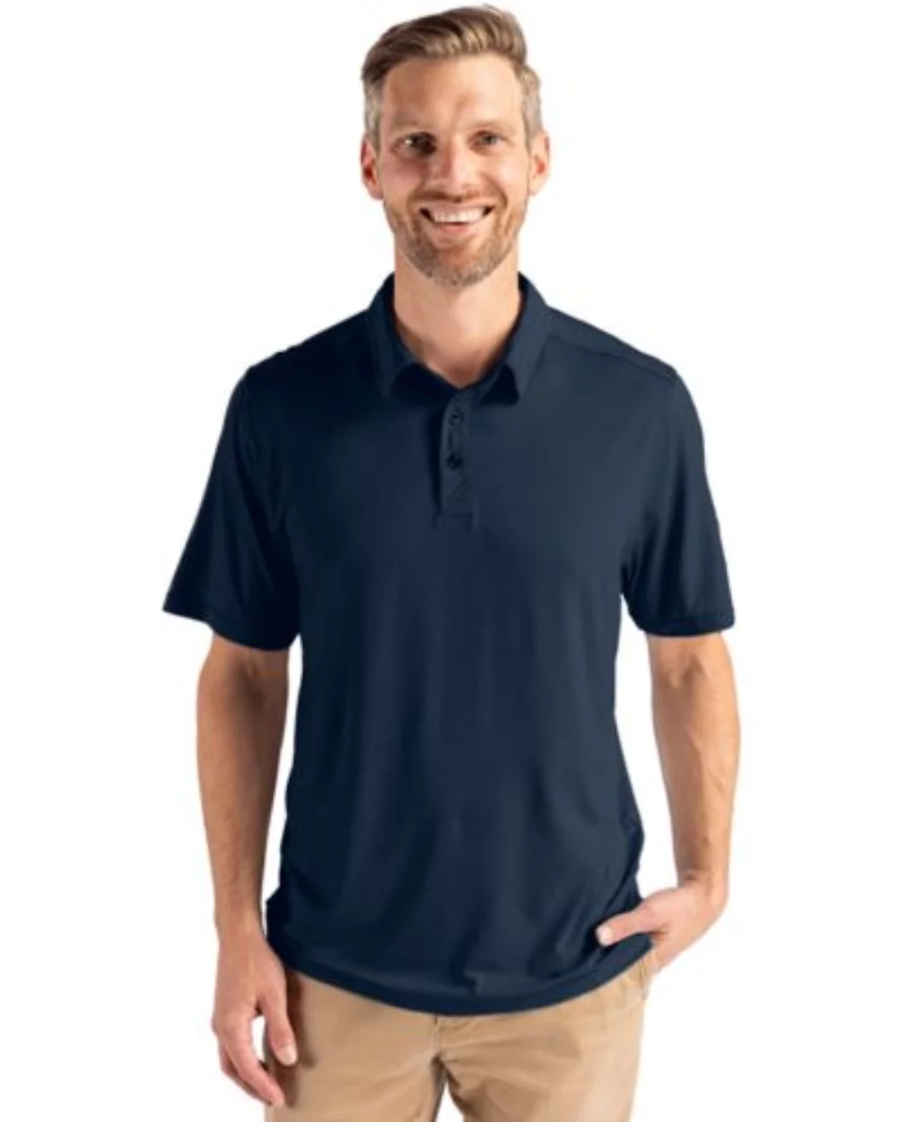 Polo Cutter & Buck Coastline Epic Comfort Eco Recycled pour hommes