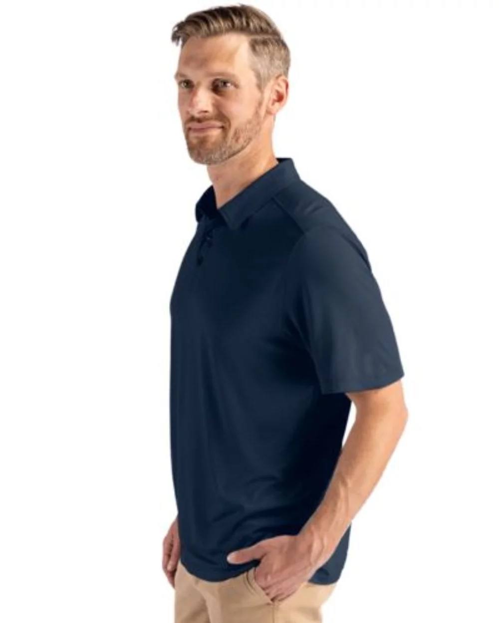 Polo Cutter & Buck Coastline Epic Comfort Eco Recycled pour hommes