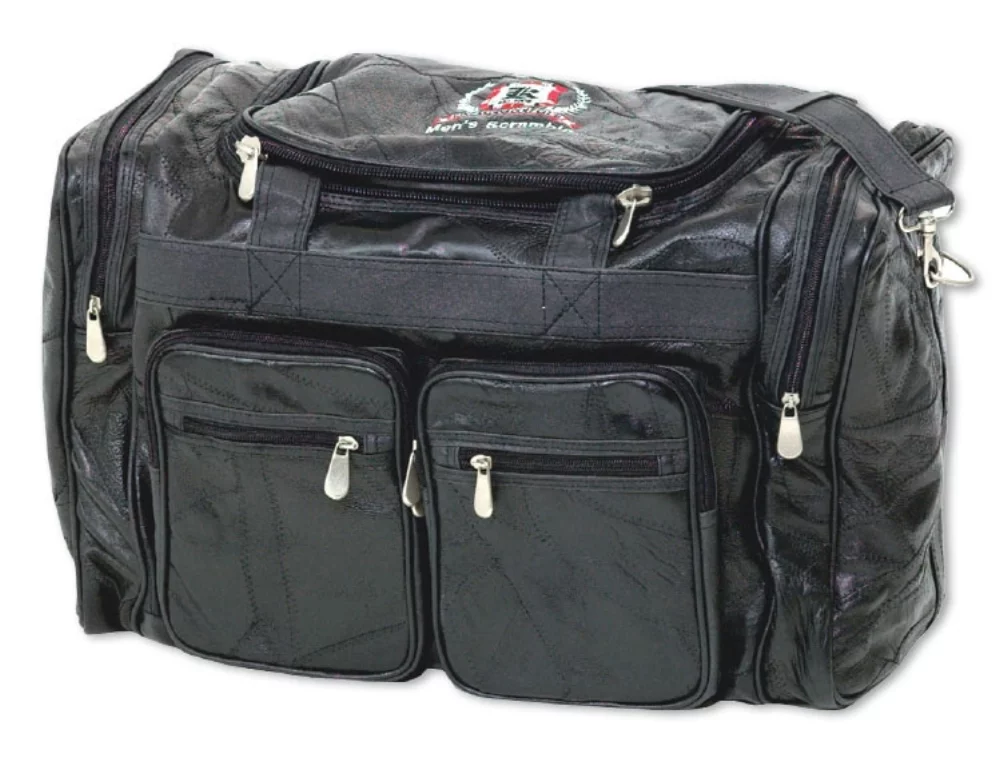 Patch Leather Duffel