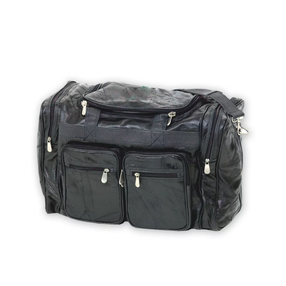 Patch Leather Duffel