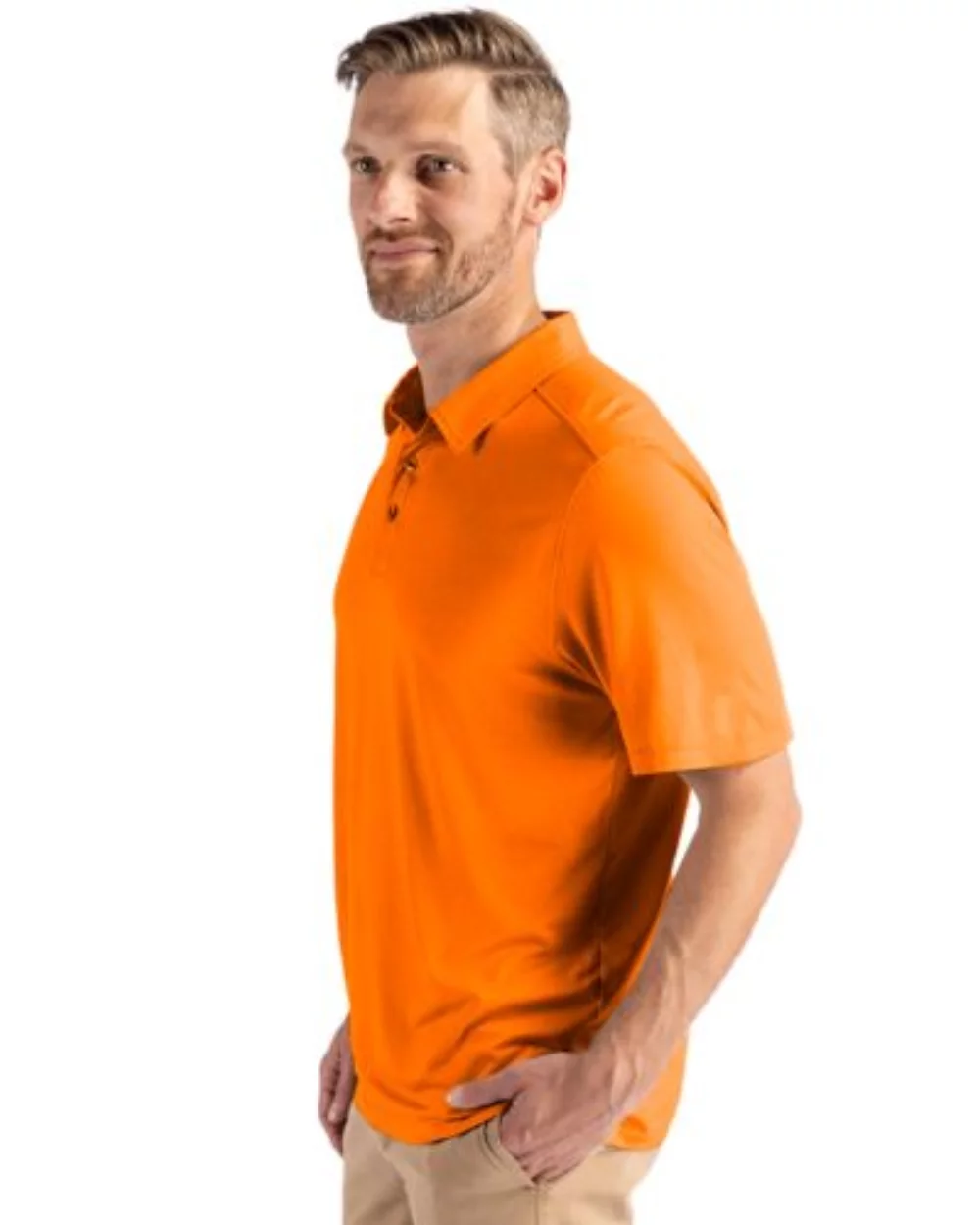 Polo Cutter & Buck Coastline Epic Comfort Eco Recycled pour hommes
