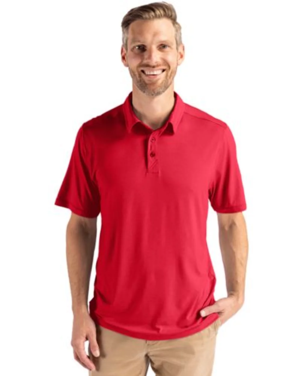 Polo Cutter & Buck Coastline Epic Comfort Eco Recycled pour hommes