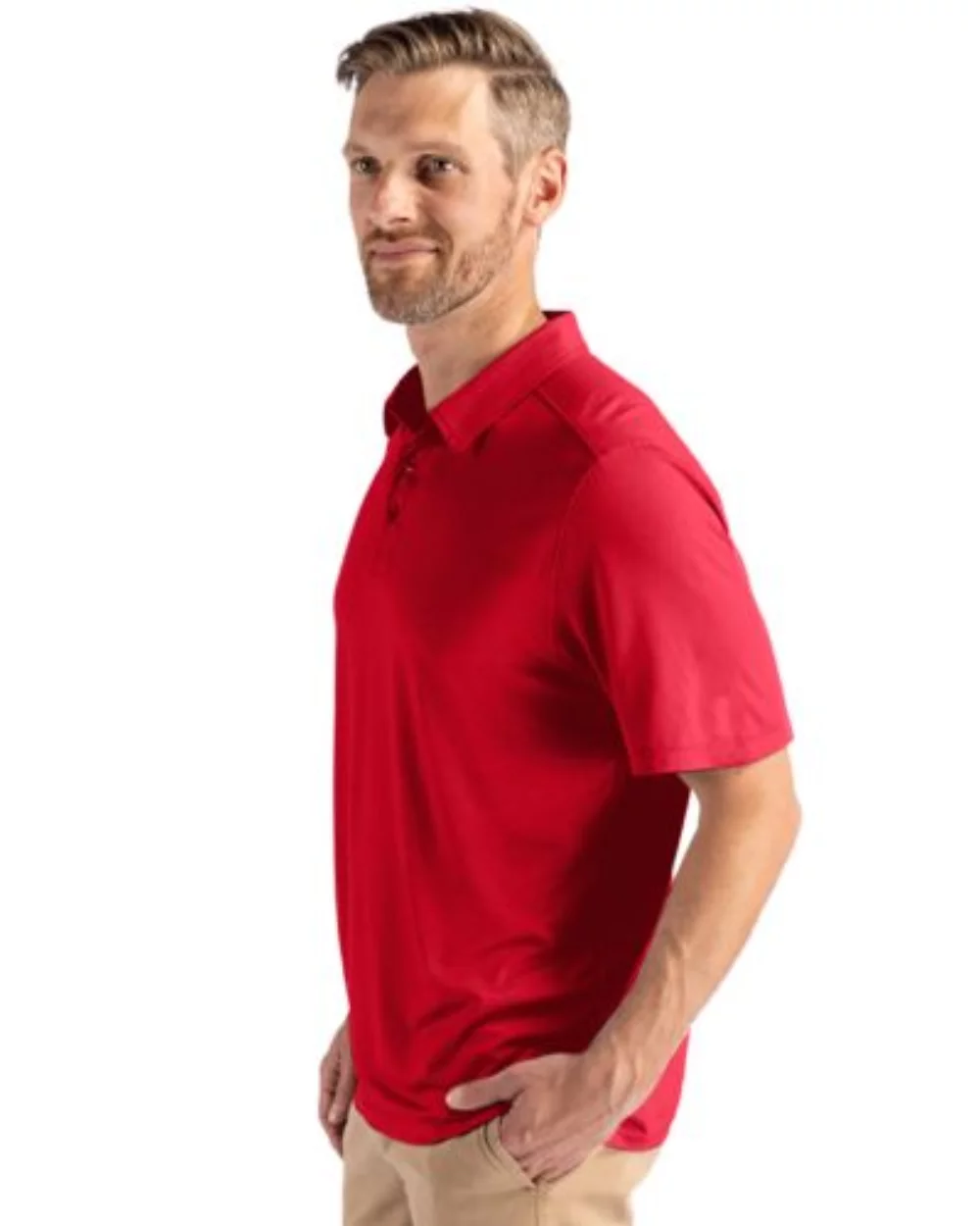 Polo Cutter & Buck Coastline Epic Comfort Eco Recycled pour hommes