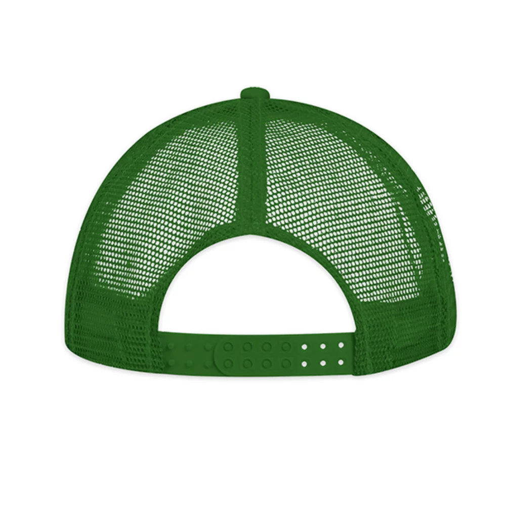 Casquette de camionneur en maille de polyfoam à 5 panneaux avec visière plate