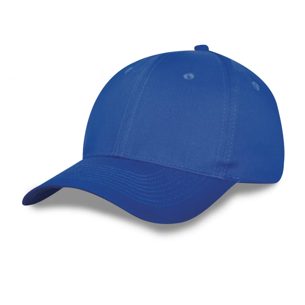 Casquette en sergé de coton uni (couleurs unies)