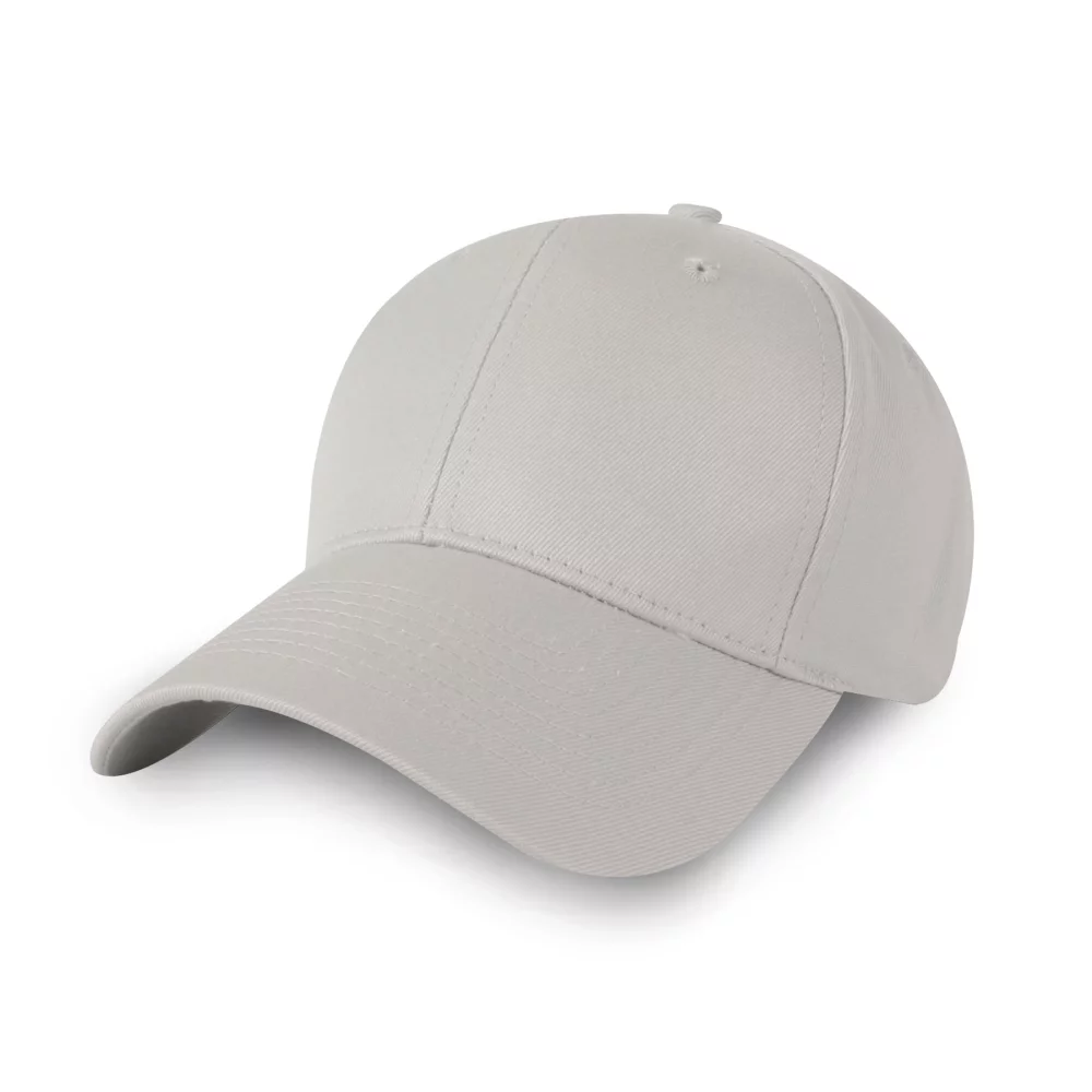 Casquette en sergé de coton uni (couleurs unies)