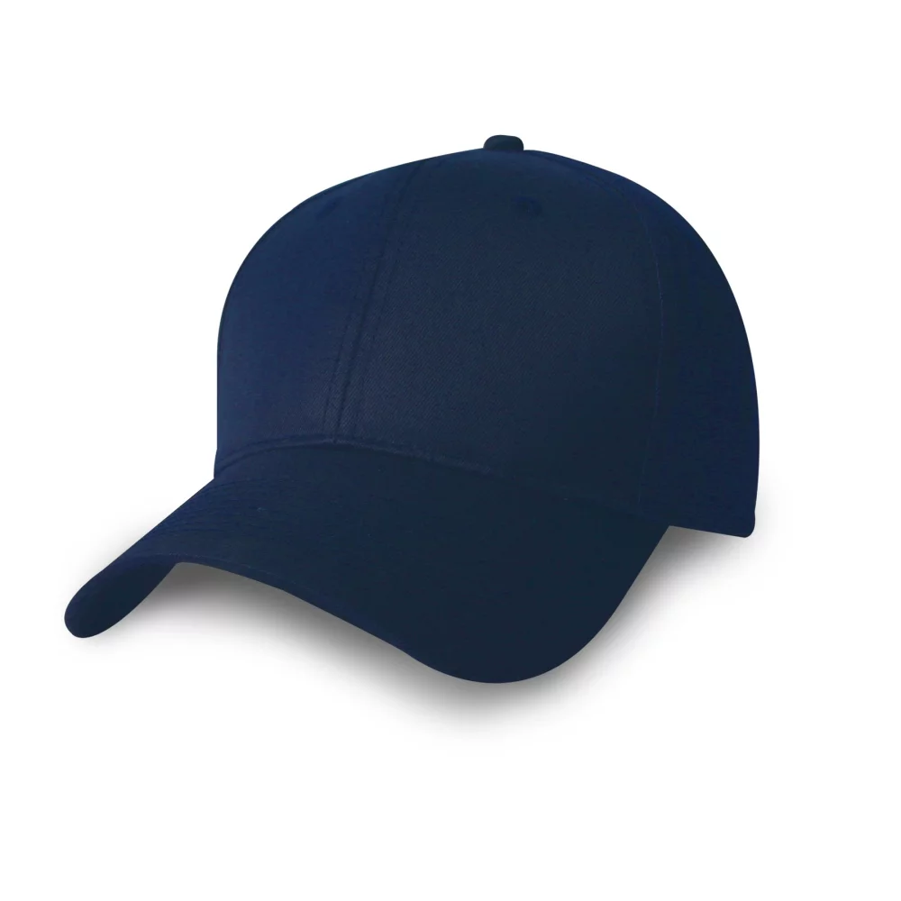 Casquette en sergé de coton uni (couleurs unies)