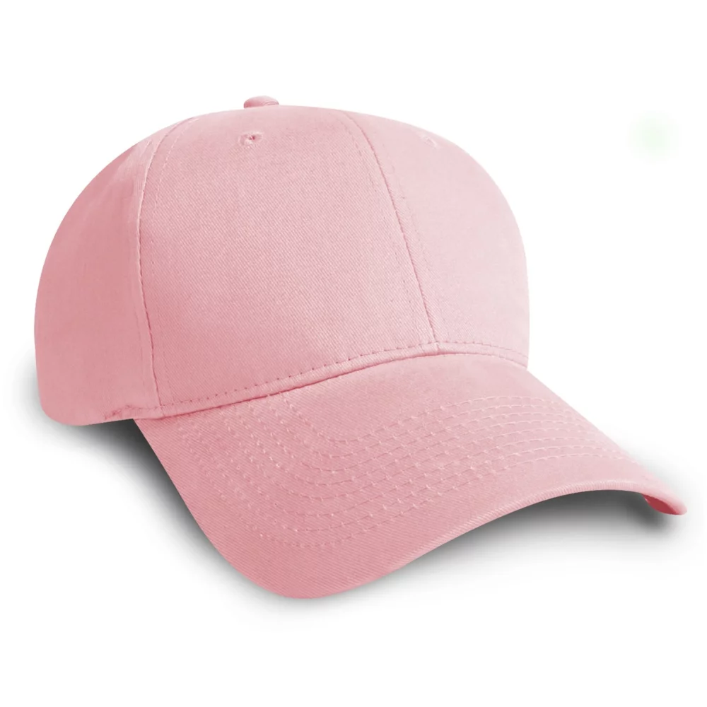 Casquette en sergé de coton brossé de poids moyen fabriquée