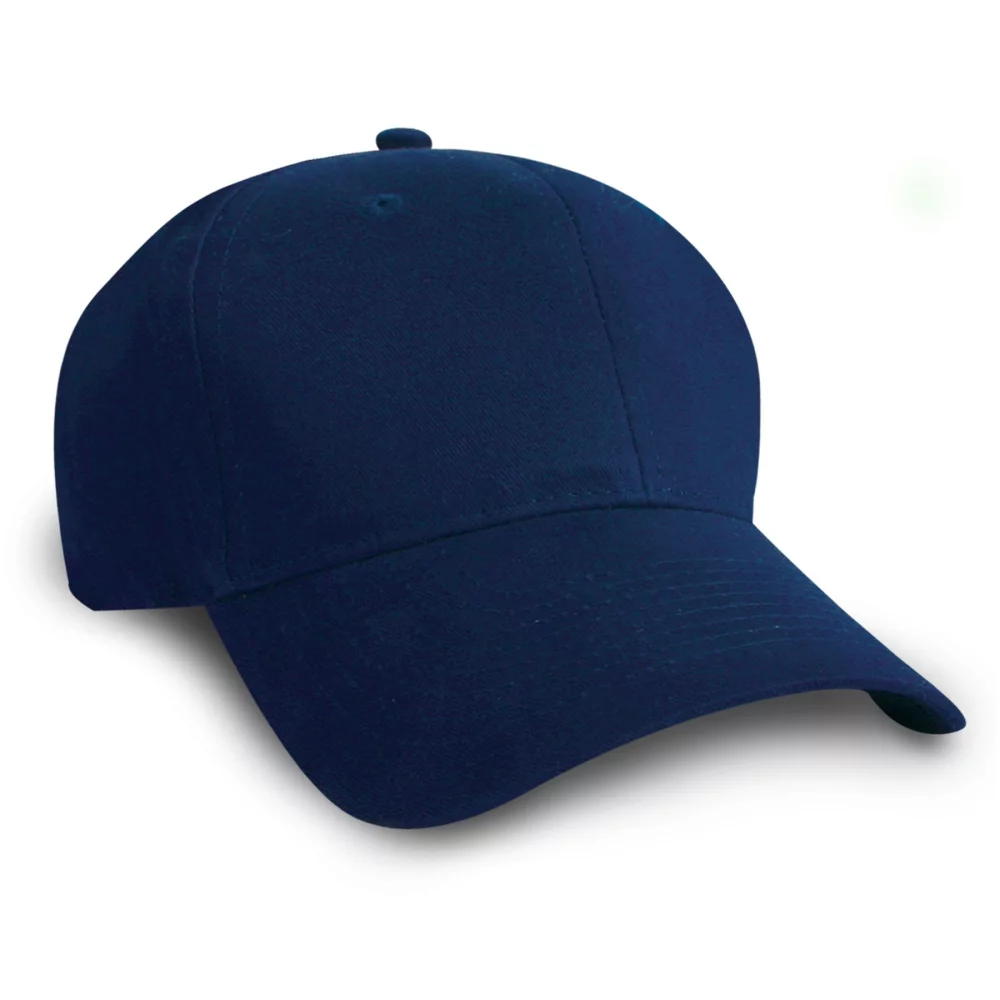 Casquette en sergé de coton brossé de poids moyen fabriquée