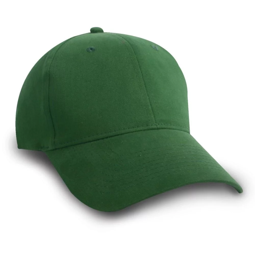 Casquette en sergé de coton brossé de poids moyen fabriquée