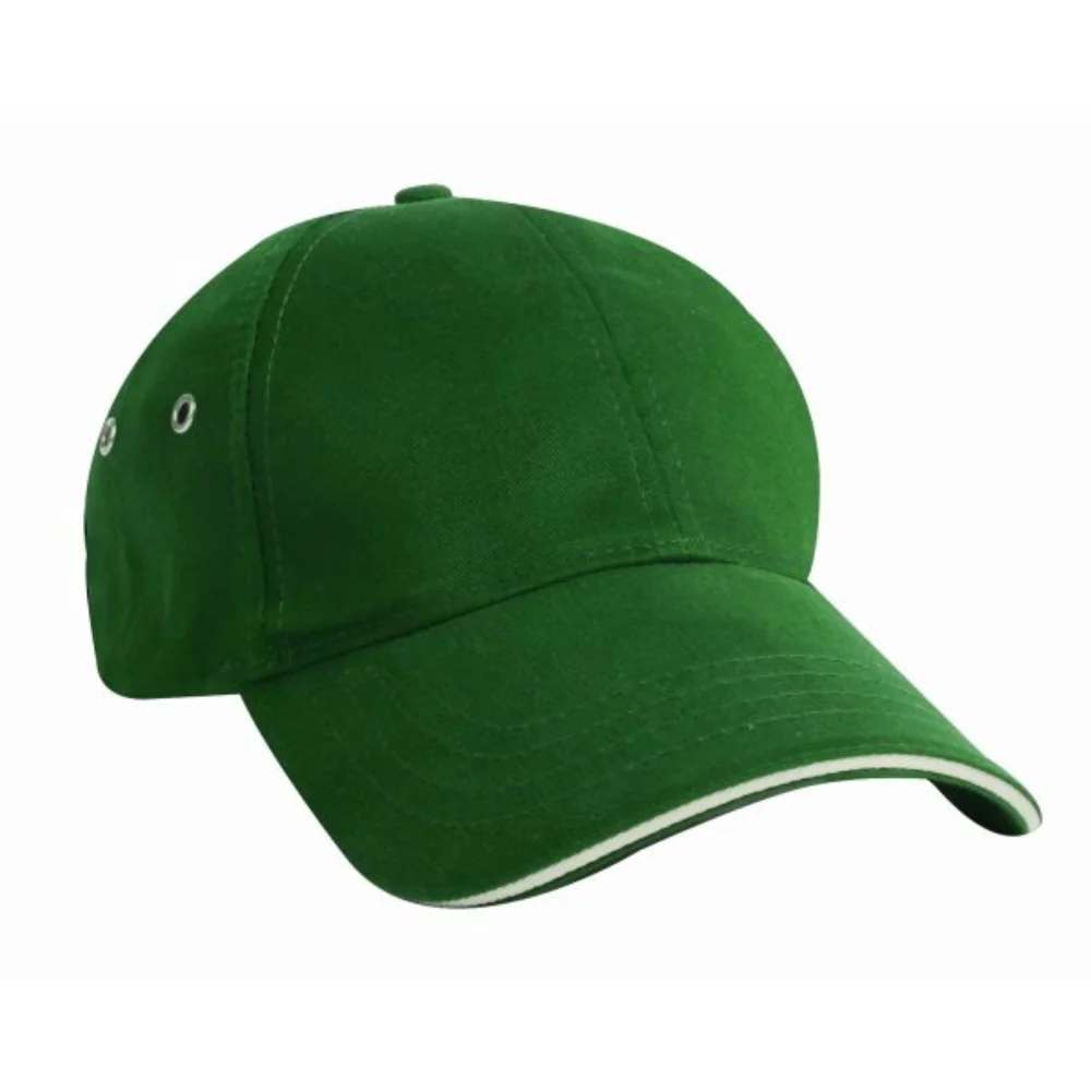 Casquette en sergé de coton brossé de poids moyen fabriquée