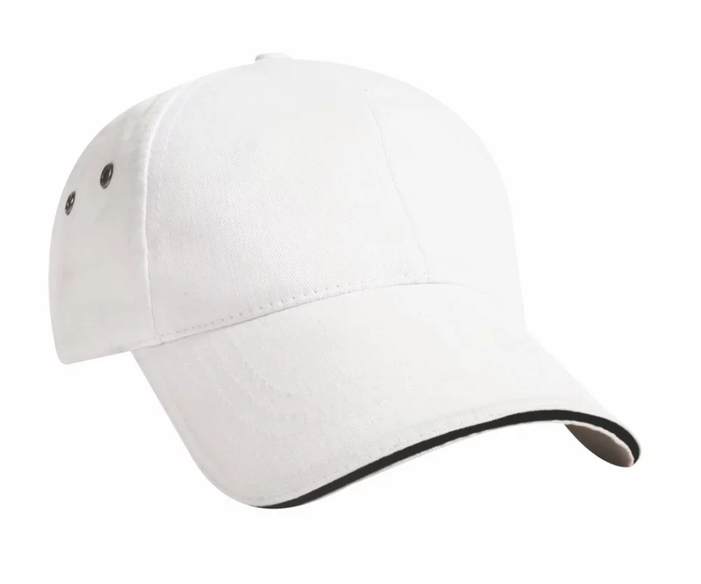 Casquette en sergé de coton brossé de poids moyen fabriquée