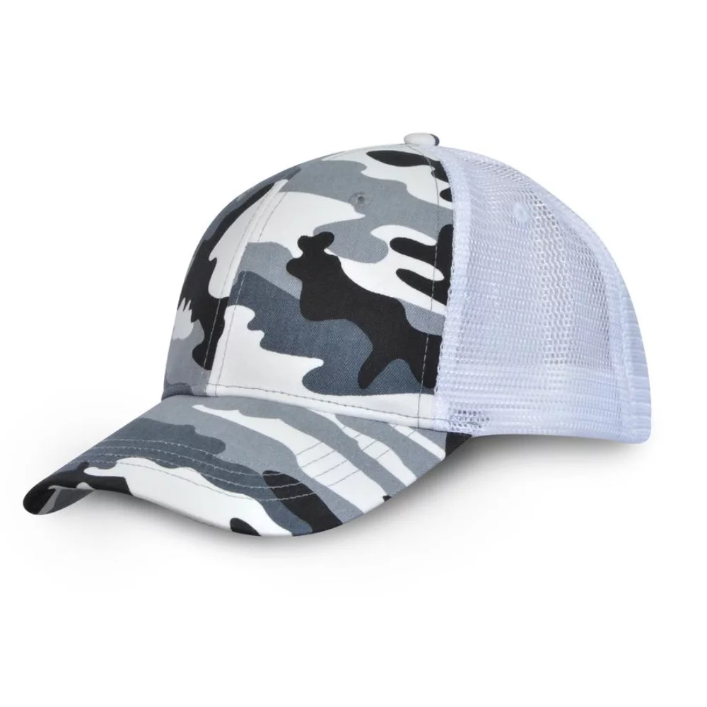 Casquette en maille camouflage à la mode