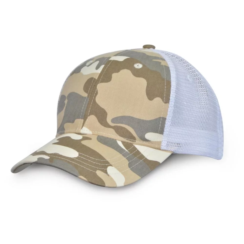 Casquette en maille camouflage à la mode