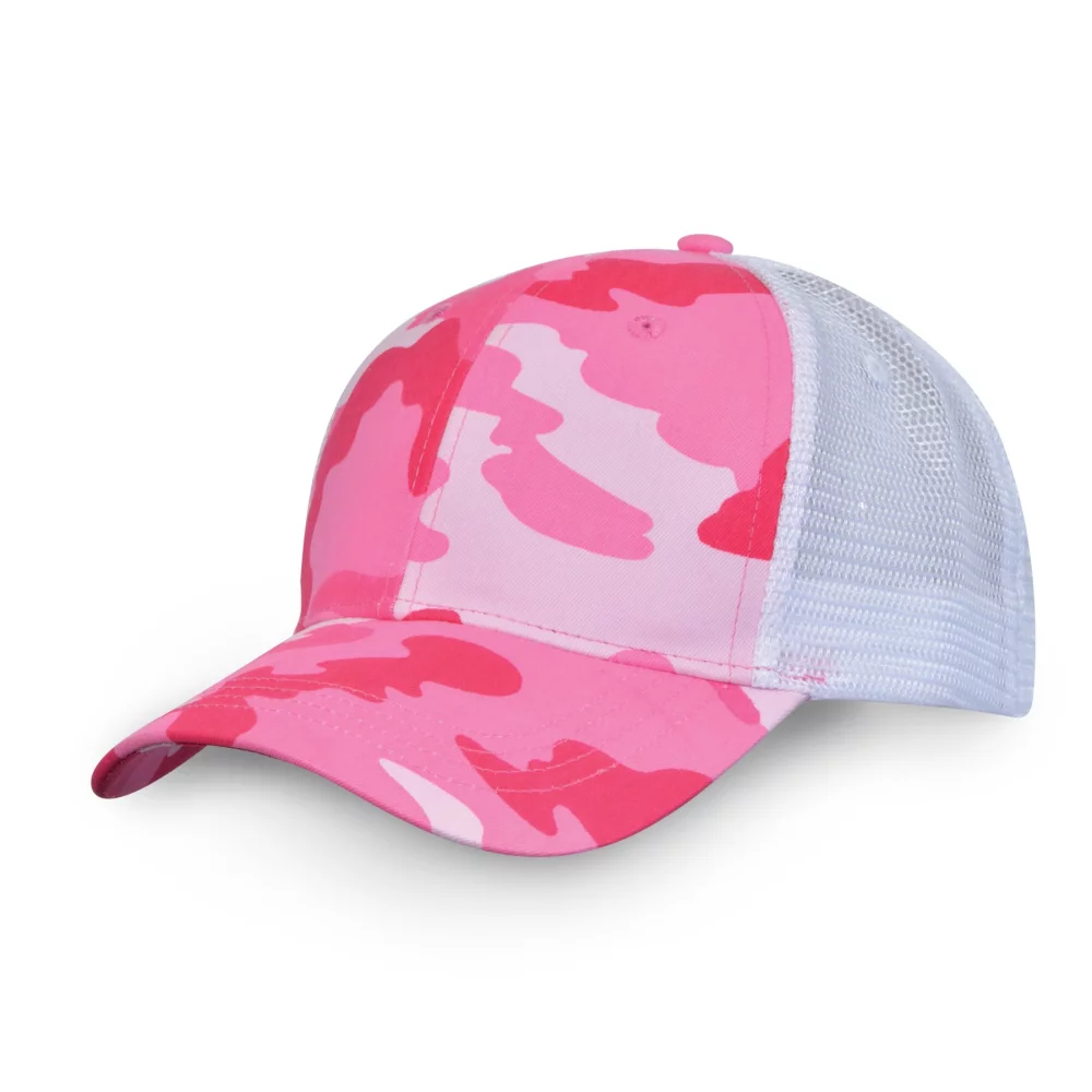 Casquette en maille camouflage à la mode