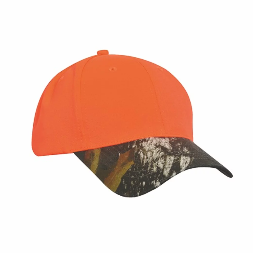 Casquette en coton brossé avec visière camouflage Mossy Oak® Break-Up®.