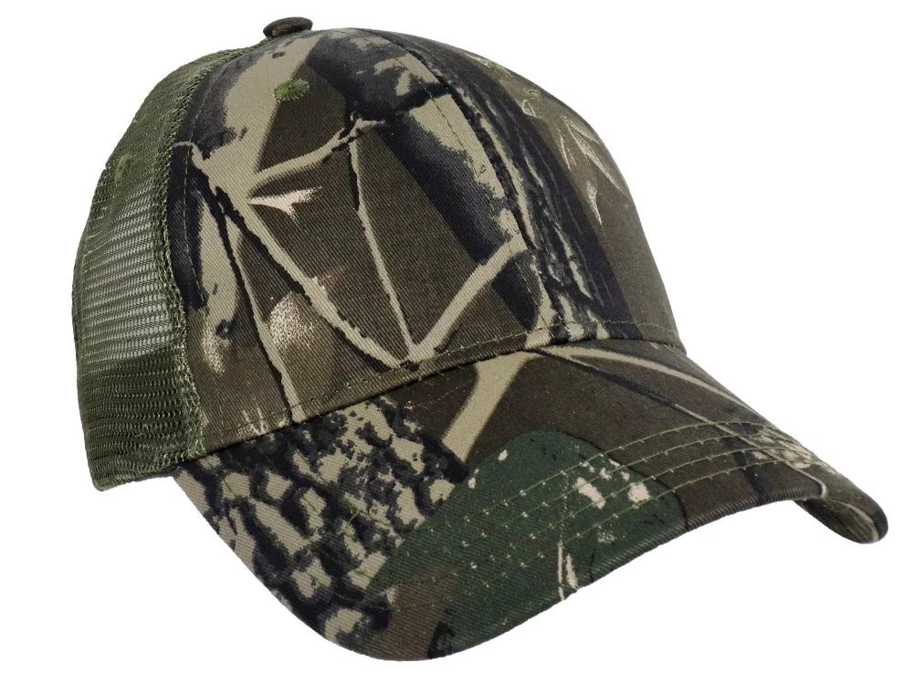 Casquette à filet camouflage