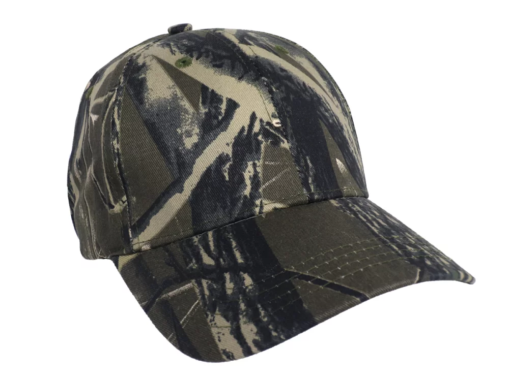 Casquette en sergé de coton camouflage