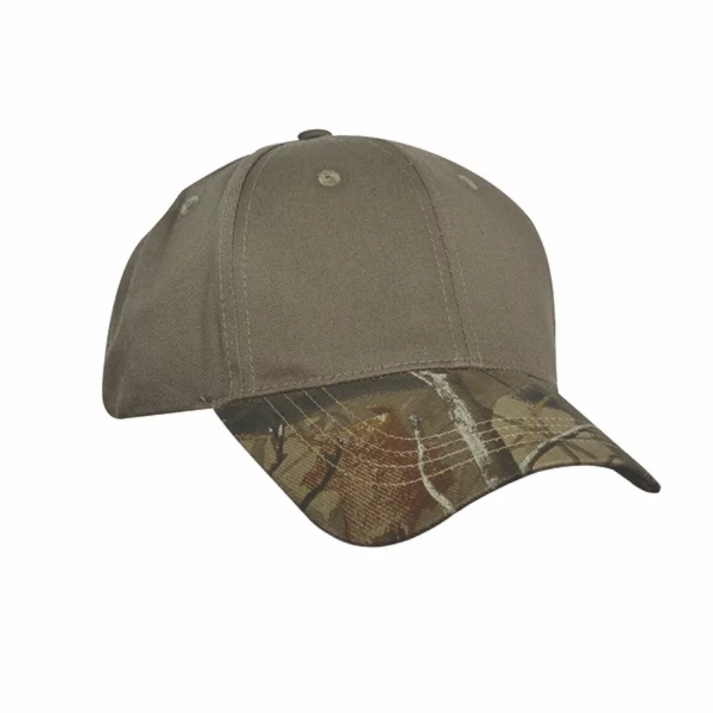 Casquette en coton brossé avec visière RealTree®.