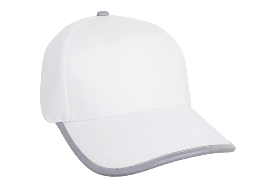 Casquette en toile brossée réfléchissante 3M Scotchlight™ fabriquée