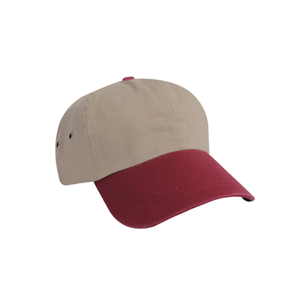 Casquette polo en sergé de coton lavé non structuré